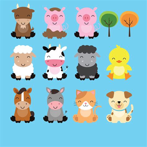 Printable Farm Animals Clipart Printable Templates