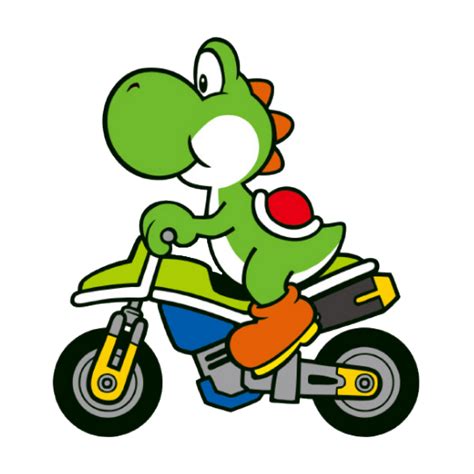 Super Mario Yoshi Riding Bike 2d By Joshuat1306 On Deviantart