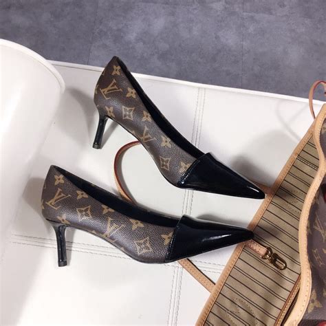 Louis Vuitton Monogram Pumps High Heels Pointed Toe Shoes Woman In 2021 Pointed Toe Shoes