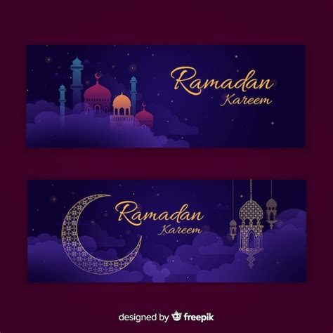 Free Vector Ramadan Banners