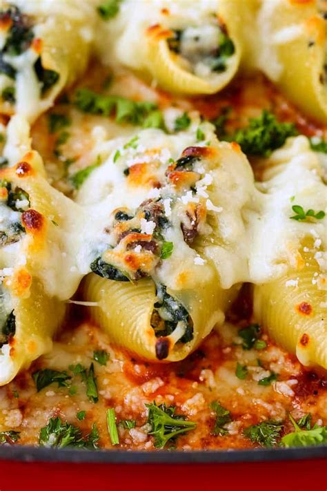 Beef Stuffed Shells A Pasta Recipe With Ground Beef