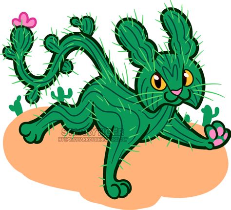 2022 Cryptid In July 2 Cactus Cat By Starrytiger On Deviantart