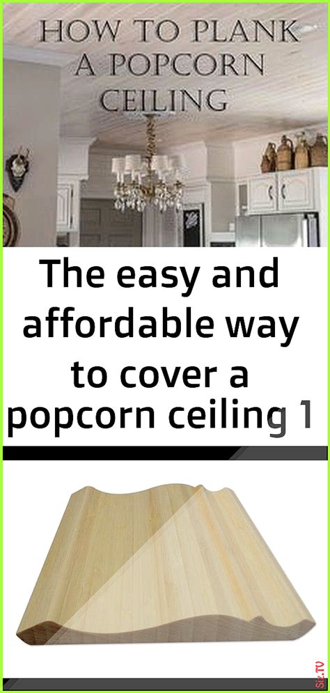Fortunately, in most cases, it's not necessary because you can easily cover up that unsightly texture with ceiling panels. The easy and affordable way to cover a popcorn ceiling 1 ...