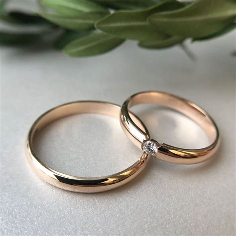 His And Her Promise Rings For Couples His And Hers Wedding Etsy