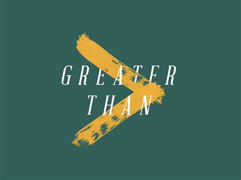 Greater Than Sermon Series by Jason Muir on Dribbble