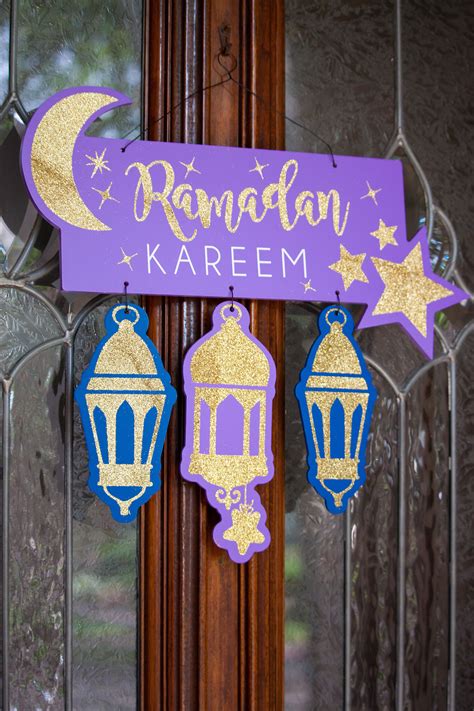 Ramadan Decorations Door Hanger Ramadan Kareem Decoration Ramadan