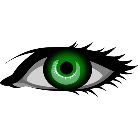 Dark Green Eye Vector Image Free Svg