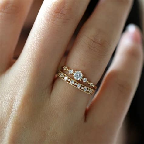 Cute Dainty Women S Snowflake Rings Delicate Rings Rings Wedding