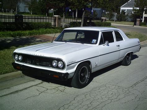 1964 Chevrolet Chevelle 2 Door Sedan White For Sale In Usa For