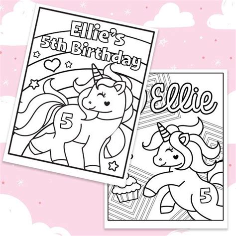 Unicorn Coloring Sheets Unicorn Custom Coloring Pages Etsy Unicorn