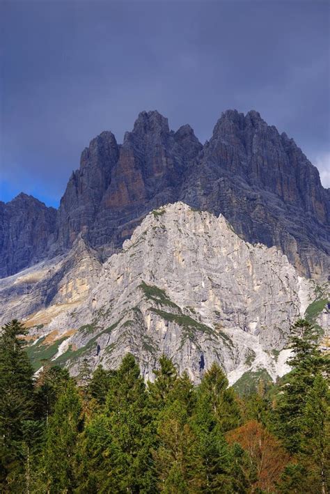 The Brenta Dolomites In Beautiful Autumn Day Stock Image Image Of