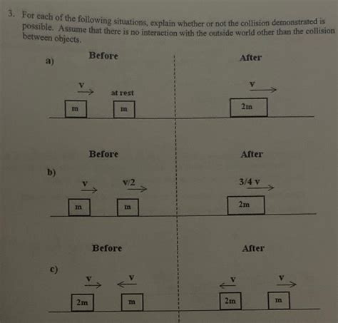 Solved 3 For Each Of The Following Situations Explain Chegg Com