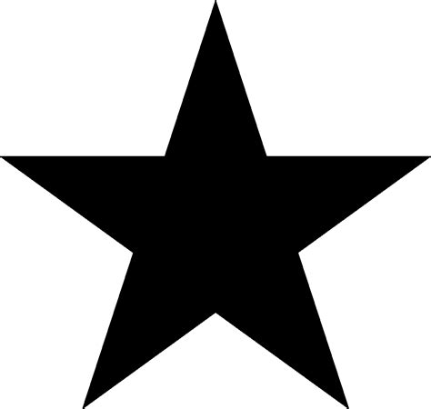 Collection Of Png Star Black And White Pluspng