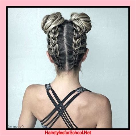 This hairstyle seems complicated, but in reality it is quick and easy. Hairstyles to school for girls 12 years old | Pretty ...