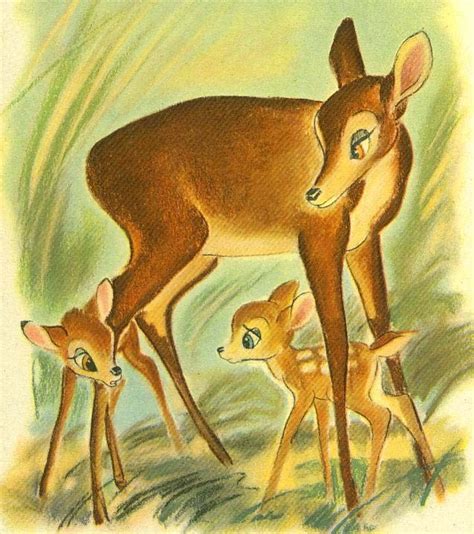 1941 Walt Disneys Bambi Lithograph Illustrations 1st Ed Scarce
