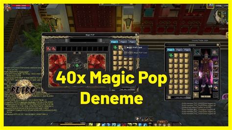 Retro Sro 40x Magic Pop Gdf Denemesi Youtube