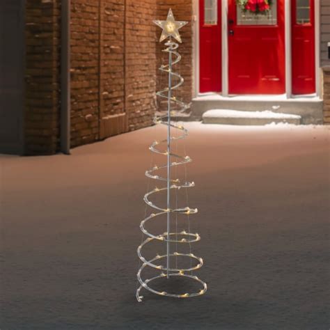 Northlight 6ft Led Lighted Spiral Cone Tree Outdoor Christmas