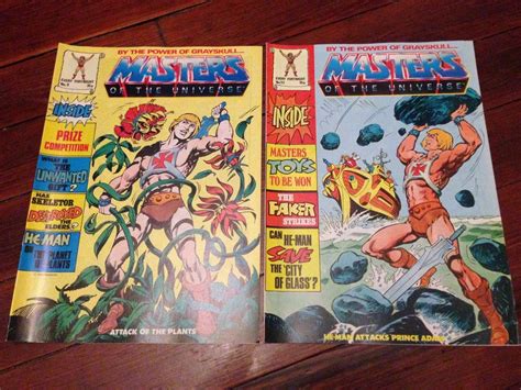 Comicsvalue Masters Of The Universe Adventure Magazine 9 10 He