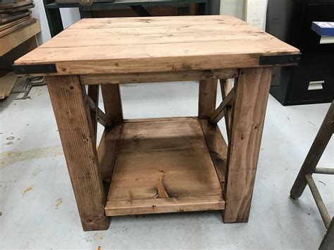 We Are Grown Ups Now Diy Rustic X End Table