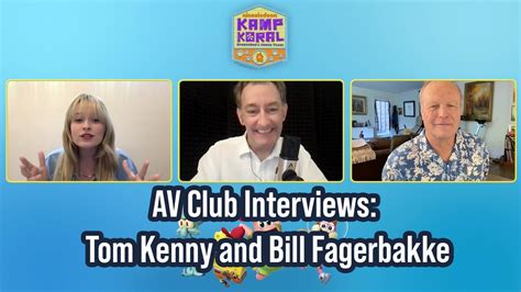 Av Club Interviews Tom Kenny And Bill Fagerbakke
