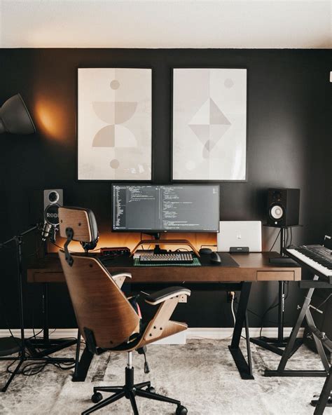 The Modern Home Office Setup Diy Transformation Desk Tour 2021 Reverasite