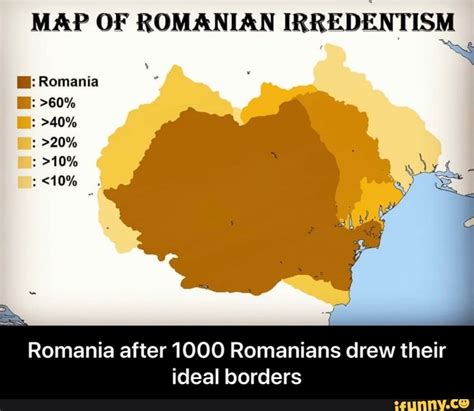 Map Of Romanian Irredentism Y Eb Romania Is Romania After 1000