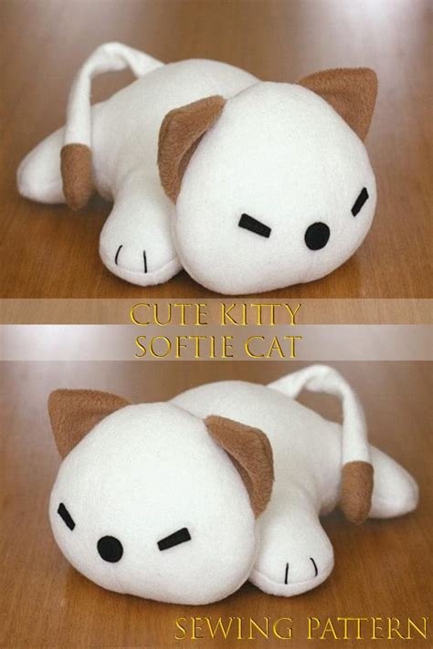 Cute Kitty Softie Cat Sewing Pattern Sew Modern Kids