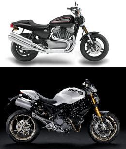 Motorcycle Comparison: 2009 Harley Davidson XR1200 vs ...