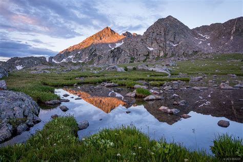 Blodgett Sunrise Holy Cross Wilderness Colorado Mountain