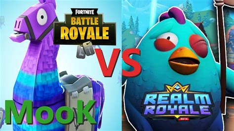 Fortnite Vs Realm Royale Mook Youtube