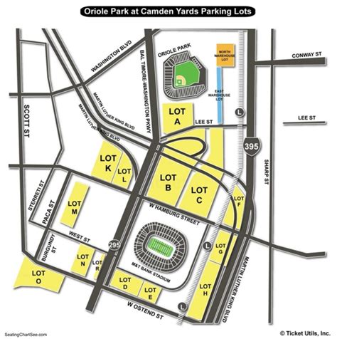 28 Camden Yards Parking Map Maps Database Source