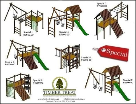 Wooden Jungle Gyms Supplied And Installed Skoolgoetersschool