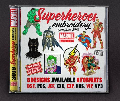 Marvel Superheroes Embroidery Machine Designs Files Dst Pes Collection 2019 Ebay Stark Game