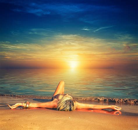 Home » beach » cool beach wallpaper. Sunset Beach Sexy lady Wallpaper 3D Custom wall Murals Art ...