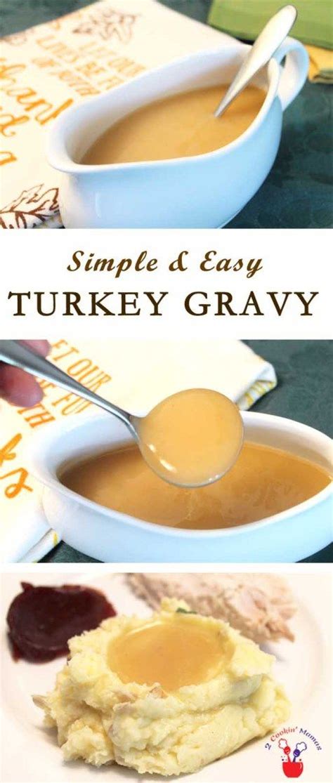 Easy Turkey Gravy From Drippings Recipe Turkey Gravy Turkey Gravy