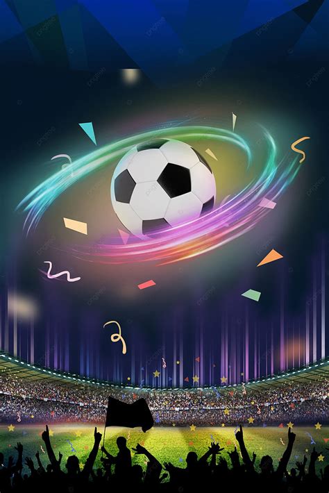 Background Sepak Bola Penuh Warna Untuk Acara Olahraga Piala Eropa