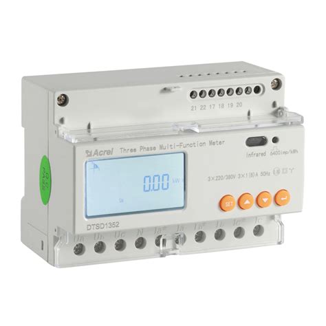 Acrel Dtsd1352 3 Phase Energy Meters With Rs485 For Photovoltic