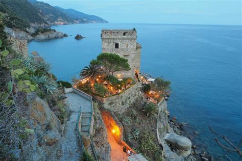The italian village of Monterosso al Mare , La Spezia in Liguria, Italy ...