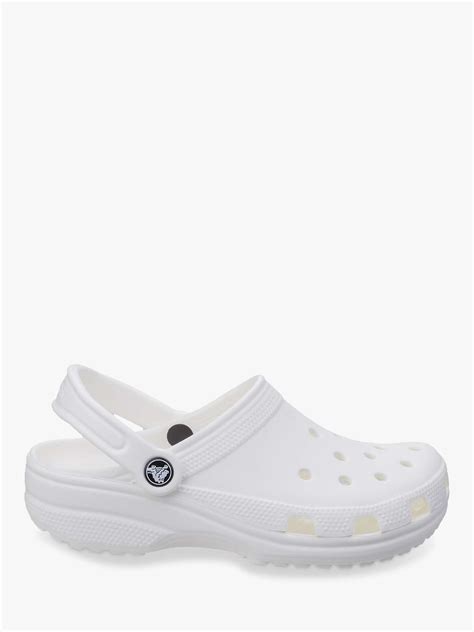 Crocs Classic Clogs White At John Lewis And Partners