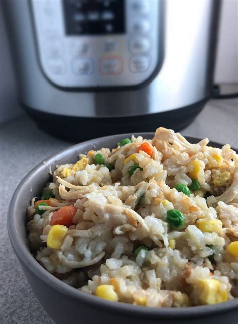 Add rinsed and drained rice and saute for about 20 seconds and then stir in chicken stock and carrots. Instant Pot or Stove Top Chicken Fried Rice | Dinners ...