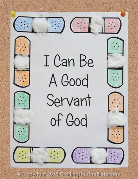 Good Samaritan Bandaid Craft Crafting Thru The Bible