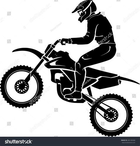 Motocross Rider Silhouette | Motocross riders, Bike silhouette, Motocross