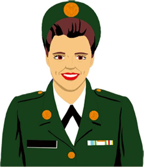 Cartoon Soldier Army Officer Art Creative Force Army Officer Clipart