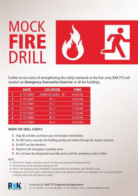 Poster Fire Drill 2014 841x1189