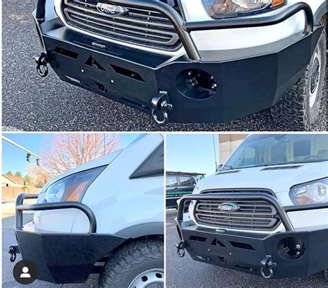 Aluminess All Aluminum Front Winch Bumper For The Ford Transit Ford