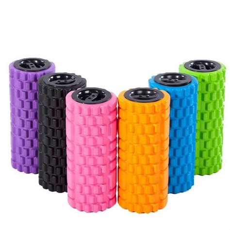 Hollow Yoga Foam Roller With Caps For Massage Fitness Yoga Products