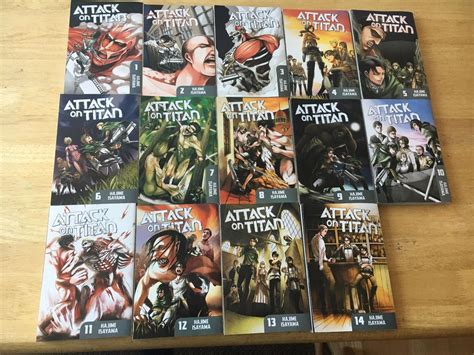 Attack On Titan Manga Volumes 1 14 1875047548