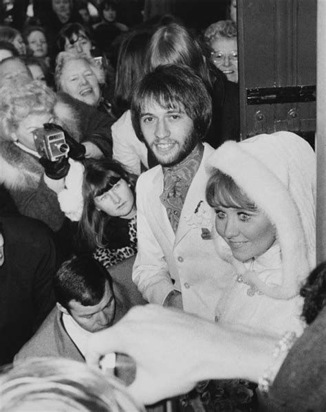 pictures of lulu and maurice gibb of the bee gees on their wedding day in 1969 ~ vintage everyday