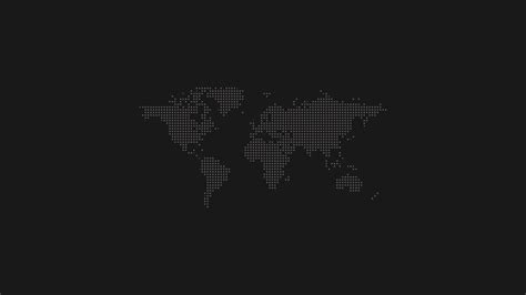 World Map Black Wallpapers Wallpaper Cave
