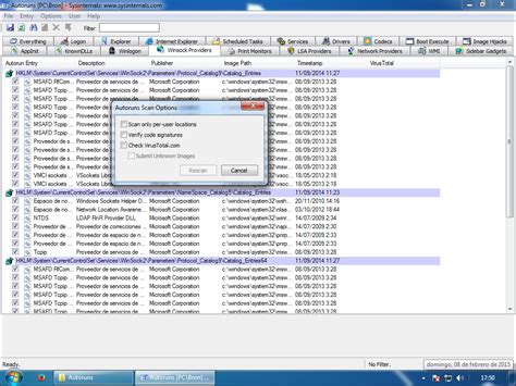 Autoruns For Windows V130 Conoce Al Detalle Todos Los Programas